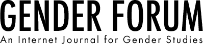 Logo Gender Forum Journal for Gender Studies